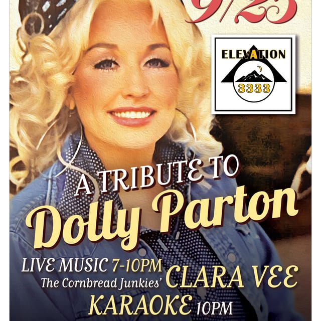 Friday 9-25 A tribute to Dolly Parton