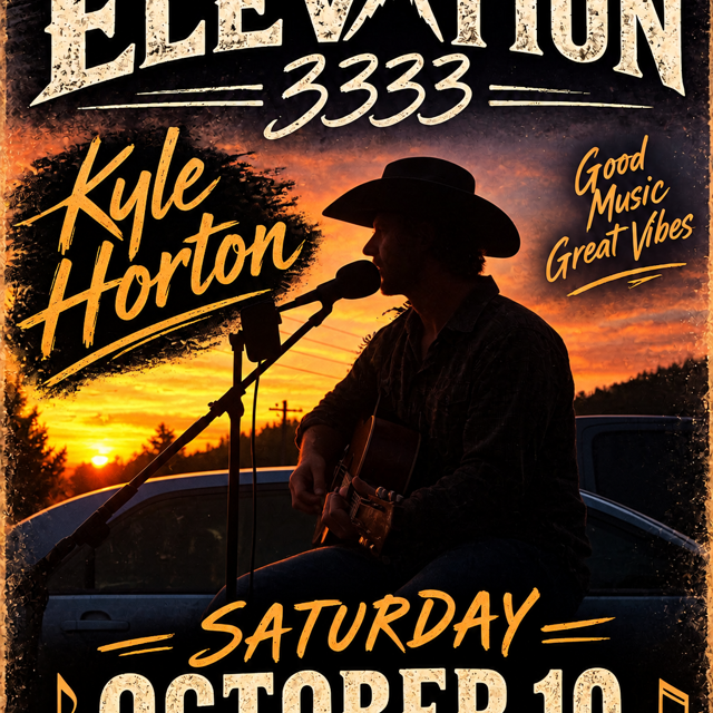 live music with Kyle Horton