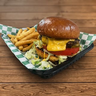 Adult Grilled Cheeseburger- O